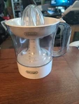 Delonghi Electric Citrus Juicer DJE281 White Make Orange, Grapefruit Lemon. Fixed Price $18.50.