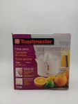 Toastmaster Electric Citrus Juicer 16 Oz White Easy-to-use 1105 Pulp Strainer. Fixed Price $19.88.