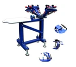 Intbuying 4 Color 1 Station Screen Printer Manual Operate Press Machine. Fixed Price $596.05.