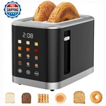 Touch Screen 2 Slice Digital Timer Toasters With 6 Bread Types & Shade. Fixed Price $76.53.