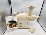 Vtg Champion Juicer 1/3 Hp Heavy Duty Motor Almond Model G5-NG-853S Tested Works. Fixed Price $199.95.
