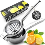 Zulay Kitchen Extra Lemon Squeezer Stainless Steel X-large, Silver. Fixed Price $45.99.