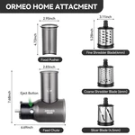 Slicer Shredder Attachments For Juicer Machine ZM1535 Cold Press Ormeo. Fixed Price $19.99.