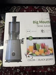 Ecoself Cold Press Juicer With 4.35" Large Feed Chute Fit Whole Fruits & Veggies. Fixed Price $120.00.