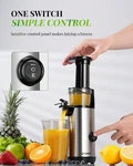 Gdor 60NM Masticating Juicer Noise Cold Press Slow Silver 20OZ Cup. Fixed Price $40.90.