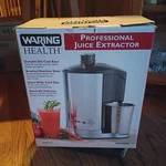 Waring Health Extractor Centrifugal Juicer - Model WE100PC Stainless Steel. Fixed Price $45.00.