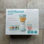 Nutribullet Baby Food Blender NBY10100, Blue/white, 4 Cups Bpa Free Authentic. Fixed Price $39.99.