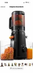 Tuumiist Slow Juicer TM-580SJ 60OZ Electric Large Feeding Tube Black. Fixed Price $50.00.