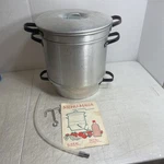 Mehu Maija 1998 Steam Juice Extractor Aluminum W/instructions. Fixed Price $65.00.