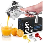 Zulay Manual Fruit Juicer- Heavy Duty Press. Fixed Price $52.19.