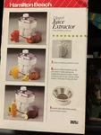 Hamilton Beach 2-SPEED Juice Extractor Original Box 3920J. Fixed Price $13.74.