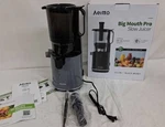 Aeitto Masticating Juicer, Cold Press Machine, Big Mouth Pro. Fixed Price $69.95.