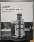 Aicook JE-80T 800W Centrifugal Juicer Stainless Steel Fruit Vegetable Dmgd Box. Fixed Price $59.40.