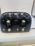 Sunbeam Wide Slot 4-SLICE Toaster Black 003911-100-000, 7 Shade Settings. Fixed Price $65.00.