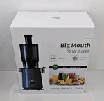 Ecoself SJ-050C Gray 200W Big Mouth 4.35 Inch Slow Juicer New. Fixed Price $43.00.