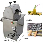 Techtongda 110V Electric Sugar Cane Press Juicer Stainless Steel 3 Rolls. Fixed Price $488.40.