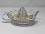 Tablecraft Glass Juicer, Dishwasher Safe, Classic Design, 8.5 X 6 3.25''. Fixed Price $24.49.