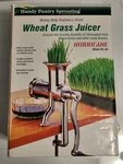 Stainless Steel Wheat Grass Juicer Model BL-30 Handy Pantry Hurricane Health. Fixed Price $155.00.