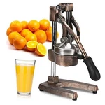 Zulay Professional Citrus Juicer - Manual Press And Large Rustic Copper. Fixed Price $220.75.