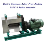 Heavy Duty Electric Sugarcane Juicer 3 Roll Industrial Press Machine 220V. Fixed Price $1615.00.