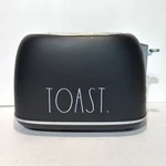 Rae Dunn 2-SLICE Toaster Black. Fixed Price $18.99.