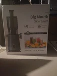 Ecoself SJ-050C Gray 200W Big Mouth 4.35 Inch Slow Juicer With Manual. Fixed Price $95.00.