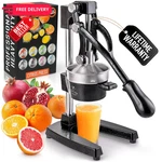 Zulay Kitchen Cast Iron - Juicer, Original Black. Fixed Price $155.99.