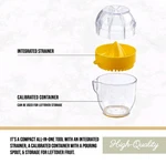 Trudeau Lemon Squeezer Citrus Juicer With Strainer And Storage Effortless. Fixed Price $7.99.