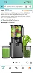 Juicer Machines With 5.4" Large Feed Chute, 400W Cold Press. Fixed Price $90.00.