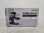 Aeitto Slow Juicer, Model HSJ-1518, Gray A-x. Fixed Price $69.99.
