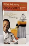 Wolfgang Puck Stainless Steel Electric Citrus Juicer. Fixed Price $34.99.