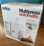 Braun Deluxe Juice Extractor 80/MP 81 Automatic Pulp Ejection Type 4290. Fixed Price $49.99.
