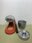 Vintage King Juicer Model JK-35 With Chrome Finish And Red Base. Fixed Price $44.99.