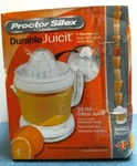 Proctor Silex Juicit 34 Oz. Electric Citrus Juicer, White, (66332RY) Fs. Fixed Price $25.00.