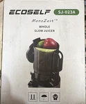 Ecoself SJ-023A Slow Juicer Black Electric 120V Pulp Container Cup. Fixed Price $45.00.