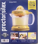 Proctor Silex 66331 Electric Citrus Juicer 34 Oz Yellow W/ Pitcher, Recipe. Fixed Price $31.15.