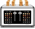 4 Slice Touch Screen, Stainless Steel Toasters Digital Timer, Dual Co.... Fixed Price $200.00.