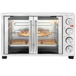 Megachef 31.7 Liter French Door Multi-function Electric Toaster Oven Broil Bake. Fixed Price $149.28.