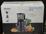 Canoly JE-73 Masticating Juicer, Cold Press, Easy Clean, Large Feeding Tube. Fixed Price $86.00.