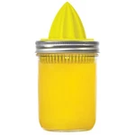 Jarware Juicer Lid For Wide Mouth Mason Jars, Yellow. Fixed Price $14.74.