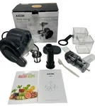 Nib Aicok Slow Masticating Juicer AMR519 W/ Recipe & Accessories Homemade Black. Fixed Price $58.00.