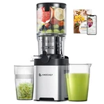Amzchef Cold Press Juicer, 5.4" Large Chute For Whole Fruit & Veg - Masticating. Fixed Price $209.99.
