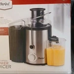 Parini Multi-speed Centrifugal Juicer Stainless Steel Electric INV10016. Fixed Price $50.00.