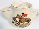 Ceramic Citrus Juicer Reamer With English Fox Hunt Scene Inscribed Dad Vintage. Fixed Price $24.99.