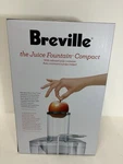 New Box! Breville The Juice Fountain Compact, Model BJE200XL Silver Extractor. Fixed Price $135.99.