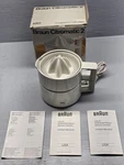 Braun Citromatic 2 Electric Citrus Juicer White Automatic Mpz 4/5 Spain Box. Fixed Price $25.88.