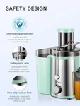 Qcen Juicer Machine 800W Centrifugal Extractor W/ 3 Mouth KS-500H Aqua. Fixed Price $48.18.