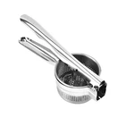 Homsfou Manual Stainless Steel Fruit Juicer And Press 10.43X3.85X3.54 Silver. Fixed Price $33.46.