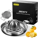 Stainless Steel Lemon Squeezer Manual Juicer With Integrated Filter 1 Pc. Fixed Price $49.95.