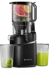 Amzchef Machines, 5.3 Extra Self-feeding Cold Press Juicer, Black. Fixed Price $80.00.